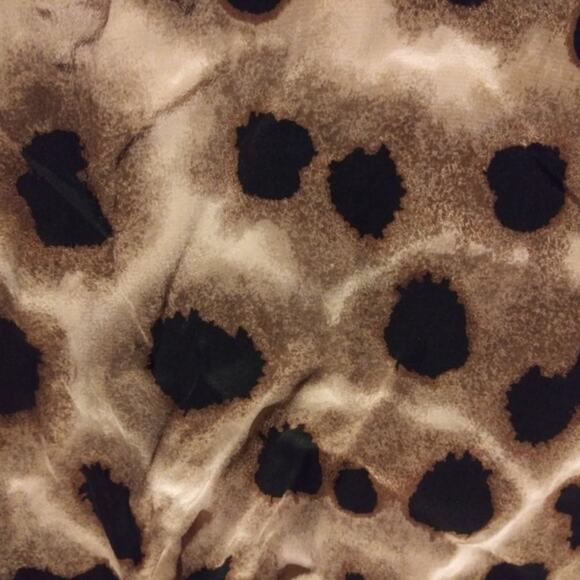 Leyendecker Animal Print 100% Silk Mini Dress Sz 6 - Picture 3 of 4